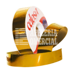 MERCERIA LISTON CELOSA METALICO LISO #5 C. ORO